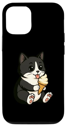 Katze Eis Zoo Tierliebhaber Kawaii Mama Papa Kinder Hülle für iPhone 12/12 Pro von IceCreamAxis1