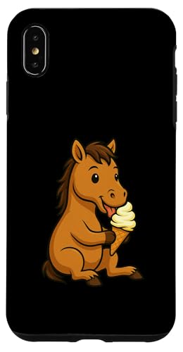 Pferde-Eiscreme Zoo Tierliebhaber Kawaii Jungen Mädchen Kinder Hülle für iPhone XS Max von IceCreamAxis1