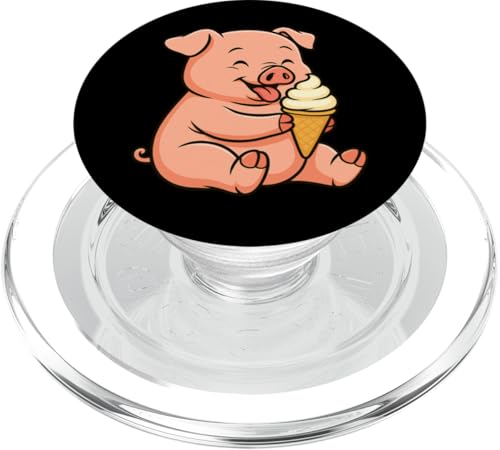 Schwein Eiscreme Zoo Tierliebhaber Kawaii Jungen Mädchen Kinder PopSockets PopGrip für MagSafe Schwein Eiscreme Zoo Tierliebhaber Kawaii Jungen Mädchen Kinder PopSockets PopGrip für MagSafe von IceCreamAxis1