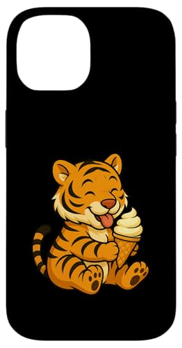 Tiger Eiscreme Zoo Tierliebhaber Kawaii Jungen Mädchen Kinder Hülle für iPhone 14 Tiger Eiscreme Zoo Tierliebhaber Kawaii Jungen Mädchen Kinder Hülle für iPhone 14 von IceCreamAxis1