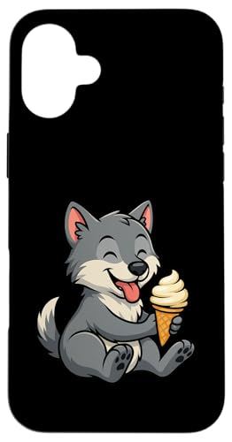 Wolf Eiscreme Zoo Tierliebhaber Kawaii Jungen Mädchen Kinder Hülle für iPhone 16 Plus Wolf Eiscreme Zoo Tierliebhaber Kawaii Jungen Mädchen Kinder Hülle für iPhone 16 Plus von IceCreamAxis1