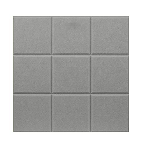 Icegrey Filz Pinnwand Korkplatte Selbstklebend Korktafel Korkwand DIY für Foto Hängen, Bulletin Tafeln Heimdekoration und Büro Memoranduma, hb38 Grau (mit Hakenschlaufe), 30x30x1cm (Pack of 5) von Icegrey