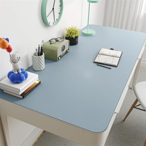 Icegrey Verdickte Schreibtischunterlage für Schule Studenten Schreibtischunterlage Schreibunterlage Schreibtischschutz Blau 50x80cm von Icegrey