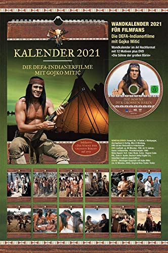 Gojko Mitic - Wandkalender 2021 DIN A4 (+ DVD "Die Söhne der großen Bärin") von Icestorm Entertainment