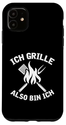 Ich Grille Also Bin Ich Lustiger Grill Spruch Papa Hülle für iPhone 11 Ich Grille Also Bin Ich Lustiger Grill Spruch Papa Hülle für iPhone 11 von Ich Grille Also Bin Ich Vatertag Geschenk Grillen