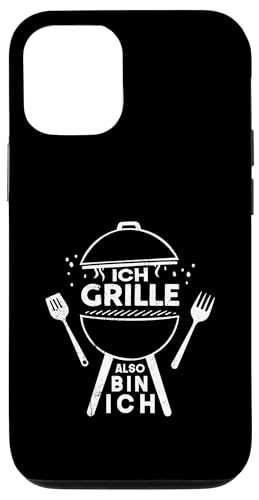 Ich Grille Also Bin Ich Lustiger Grill Spruch Papa Hülle für iPhone 12/12 Pro von Ich Grille Also Bin Ich Vatertag Geschenk Grillen