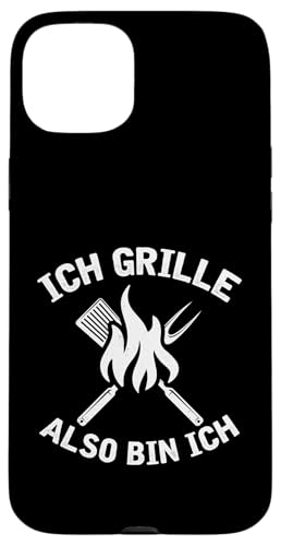 Ich Grille Also Bin Ich Lustiger Grill Spruch Papa Hülle für iPhone 15 Plus von Ich Grille Also Bin Ich Vatertag Geschenk Grillen