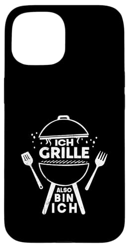 Ich Grille Also Bin Ich Lustiger Grill Spruch Papa Hülle für iPhone 15 Ich Grille Also Bin Ich Lustiger Grill Spruch Papa Hülle für iPhone 15 von Ich Grille Also Bin Ich Vatertag Geschenk Grillen