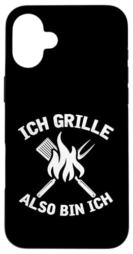 Ich Grille Also Bin Ich Lustiger Grill Spruch Papa Hülle für iPhone 16 Plus Ich Grille Also Bin Ich Lustiger Grill Spruch Papa Hülle für iPhone 16 Plus von Ich Grille Also Bin Ich Vatertag Geschenk Grillen
