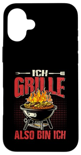 Ich Grille Also Bin Ich Lustiger Grill Spruch Papa Hülle für iPhone 16 Plus Ich Grille Also Bin Ich Lustiger Grill Spruch Papa Hülle für iPhone 16 Plus von Ich Grille Also Bin Ich Vatertag Geschenk Grillen