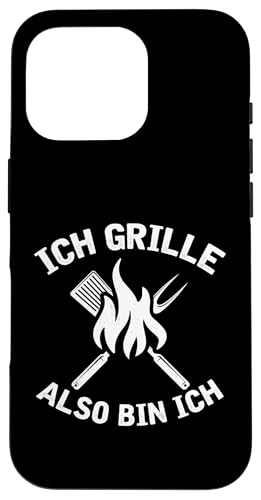 Ich Grille Also Bin Ich Lustiger Grill Spruch Papa Hülle für iPhone 16 Pro Ich Grille Also Bin Ich Lustiger Grill Spruch Papa Hülle für iPhone 16 Pro von Ich Grille Also Bin Ich Vatertag Geschenk Grillen