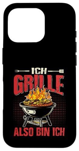 Ich Grille Also Bin Ich Lustiger Grill Spruch Papa Hülle für iPhone 16 Pro Ich Grille Also Bin Ich Lustiger Grill Spruch Papa Hülle für iPhone 16 Pro von Ich Grille Also Bin Ich Vatertag Geschenk Grillen