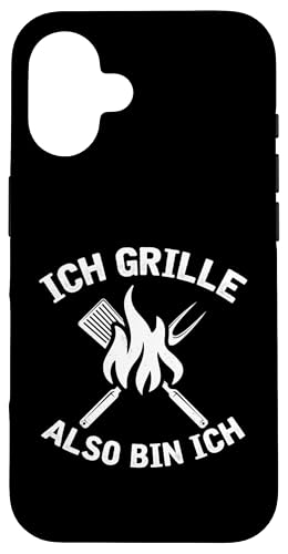 Ich Grille Also Bin Ich Lustiger Grill Spruch Papa Hülle für iPhone 16 Ich Grille Also Bin Ich Lustiger Grill Spruch Papa Hülle für iPhone 16 von Ich Grille Also Bin Ich Vatertag Geschenk Grillen