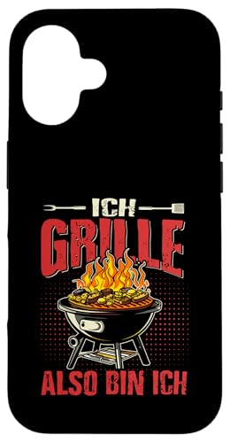 Ich Grille Also Bin Ich Lustiger Grill Spruch Papa Hülle für iPhone 16 Ich Grille Also Bin Ich Lustiger Grill Spruch Papa Hülle für iPhone 16 von Ich Grille Also Bin Ich Vatertag Geschenk Grillen