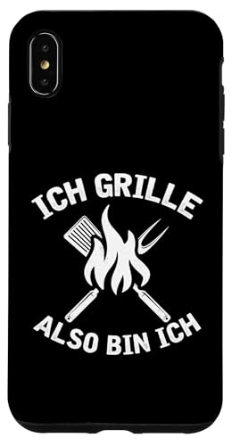 Ich Grille Also Bin Ich Lustiger Grill Spruch Papa Hülle für iPhone XS Max Ich Grille Also Bin Ich Lustiger Grill Spruch Papa Hülle für iPhone XS Max von Ich Grille Also Bin Ich Vatertag Geschenk Grillen