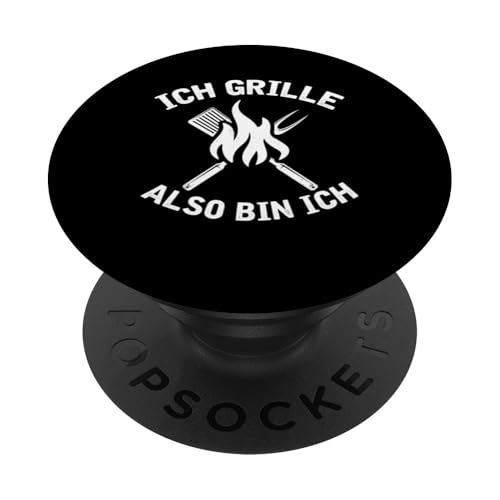 Ich Grille Also Bin Ich Lustiger Grill Spruch Papa PopSockets Klebender PopGrip Ich Grille Also Bin Ich Lustiger Grill Spruch Papa PopSockets Klebender PopGrip von Ich Grille Also Bin Ich Vatertag Geschenk Grillen