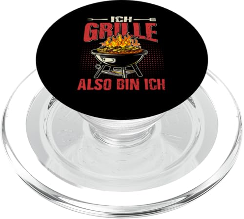 Ich Grille Also Bin Ich Lustiger Grill Spruch Papa PopSockets PopGrip für MagSafe Ich Grille Also Bin Ich Lustiger Grill Spruch Papa PopSockets PopGrip für MagSafe von Ich Grille Also Bin Ich Vatertag Geschenk Grillen