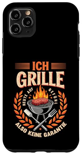 Ich grille auf Gefühl Vatertag Grillen Spruch Männer Papa Hülle für iPhone 11 Pro Max von Ich grille auf Gefühl Vatertag Geschenk Papa