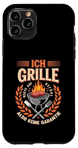 Ich grille auf Gefühl Vatertag Grillen Spruch Männer Papa Hülle für iPhone 11 Pro von Ich grille auf Gefühl Vatertag Geschenk Papa