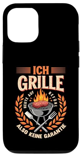Ich grille auf Gefühl Vatertag Grillen Spruch Männer Papa Hülle für iPhone 12/12 Pro von Ich grille auf Gefühl Vatertag Geschenk Papa