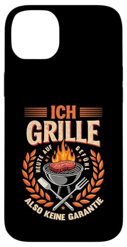 Ich grille auf Gefühl Vatertag Grillen Spruch Männer Papa Hülle für iPhone 14 Plus von Ich grille auf Gefühl Vatertag Geschenk Papa