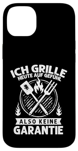 Ich grille auf Gefühl Vatertag Grillen Spruch Männer Papa Hülle für iPhone 14 Plus von Ich grille auf Gefühl Vatertag Geschenk Papa
