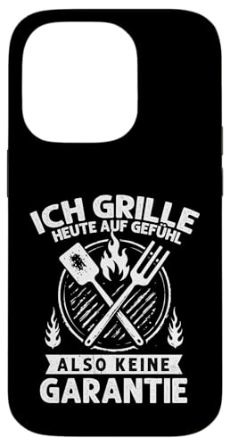 Ich grille auf Gefühl Vatertag Grillen Spruch Männer Papa Hülle für iPhone 14 Pro von Ich grille auf Gefühl Vatertag Geschenk Papa