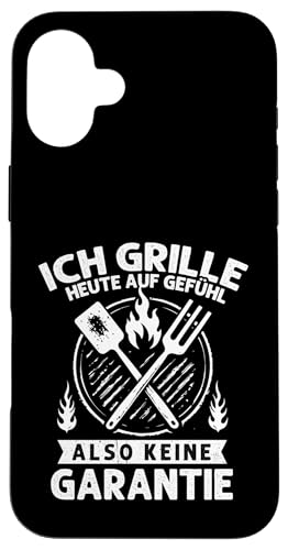 Ich grille auf Gefühl Vatertag Grillen Spruch Männer Papa Hülle für iPhone 16 Plus von Ich grille auf Gefühl Vatertag Geschenk Papa