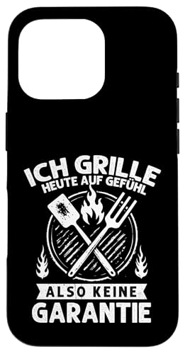 Ich grille auf Gefühl Vatertag Grillen Spruch Männer Papa Hülle für iPhone 16 Pro von Ich grille auf Gefühl Vatertag Geschenk Papa