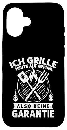 Ich grille auf Gefühl Vatertag Grillen Spruch Männer Papa Hülle für iPhone 16 von Ich grille auf Gefühl Vatertag Geschenk Papa