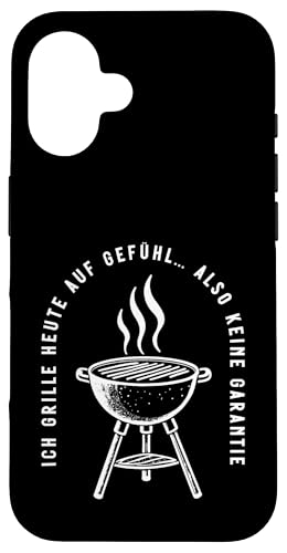 Ich grille auf Gefühl Vatertag Grillen Spruch Männer Papa Hülle für iPhone 16 von Ich grille auf Gefühl Vatertag Geschenk Papa