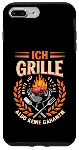 Ich grille auf Gefühl Vatertag Grillen Spruch Männer Papa Hülle für iPhone 7 Plus/8 Plus von Ich grille auf Gefühl Vatertag Geschenk Papa