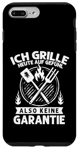 Ich grille auf Gefühl Vatertag Grillen Spruch Männer Papa Hülle für iPhone 7 Plus/8 Plus von Ich grille auf Gefühl Vatertag Geschenk Papa