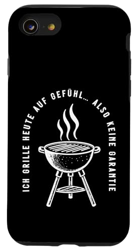Ich grille auf Gefühl Vatertag Grillen Spruch Männer Papa Hülle für iPhone SE (2020) / 7 / 8 von Ich grille auf Gefühl Vatertag Geschenk Papa