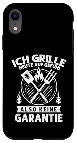Ich grille auf Gefühl Vatertag Grillen Spruch Männer Papa Hülle für iPhone XR von Ich grille auf Gefühl Vatertag Geschenk Papa