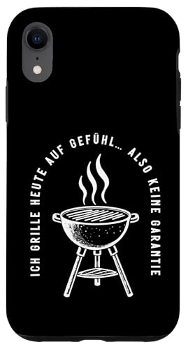 Ich grille auf Gefühl Vatertag Grillen Spruch Männer Papa Hülle für iPhone XR von Ich grille auf Gefühl Vatertag Geschenk Papa