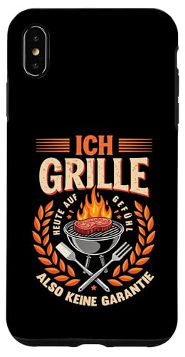 Ich grille auf Gefühl Vatertag Grillen Spruch Männer Papa Hülle für iPhone XS Max von Ich grille auf Gefühl Vatertag Geschenk Papa