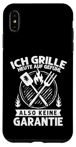 Ich grille auf Gefühl Vatertag Grillen Spruch Männer Papa Hülle für iPhone XS Max von Ich grille auf Gefühl Vatertag Geschenk Papa