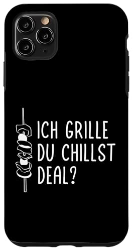 Ich grille du chillst Vatertag Papa Familie Humor Für Männer Hülle für iPhone 11 Pro Max von Ich grille du chillst Grillen Vatertag Geschenk