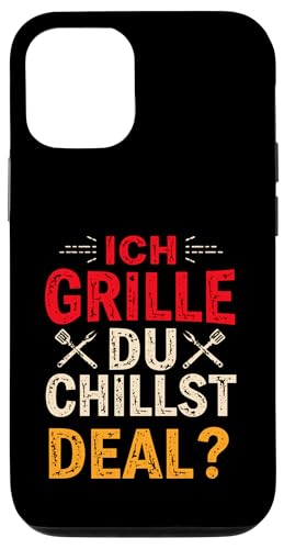 Ich grille du chillst Vatertag Papa Familie Humor Für Männer Hülle für iPhone 12/12 Pro von Ich grille du chillst Grillen Vatertag Geschenk