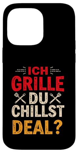Ich grille du chillst Vatertag Papa Familie Humor Für Männer Hülle für iPhone 14 Pro Max von Ich grille du chillst Grillen Vatertag Geschenk