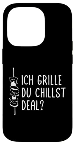 Ich grille du chillst Vatertag Papa Familie Humor Für Männer Hülle für iPhone 14 Pro von Ich grille du chillst Grillen Vatertag Geschenk