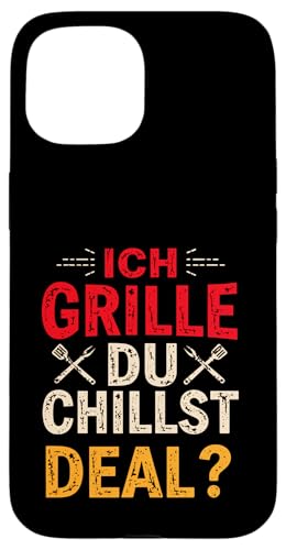 Ich grille du chillst Vatertag Papa Familie Humor Für Männer Hülle für iPhone 15 Ich grille du chillst Vatertag Papa Familie Humor Für Männer Hülle für iPhone 15 von Ich grille du chillst Grillen Vatertag Geschenk