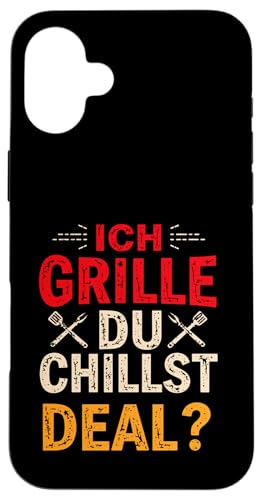 Ich grille du chillst Vatertag Papa Familie Humor Für Männer Hülle für iPhone 16 Plus Ich grille du chillst Vatertag Papa Familie Humor Für Männer Hülle für iPhone 16 Plus von Ich grille du chillst Grillen Vatertag Geschenk