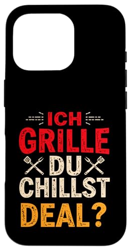 Ich grille du chillst Vatertag Papa Familie Humor Für Männer Hülle für iPhone 16 Pro Ich grille du chillst Vatertag Papa Familie Humor Für Männer Hülle für iPhone 16 Pro von Ich grille du chillst Grillen Vatertag Geschenk