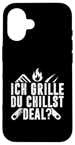 Ich grille du chillst Vatertag Papa Familie Humor Für Männer Hülle für iPhone 16 Ich grille du chillst Vatertag Papa Familie Humor Für Männer Hülle für iPhone 16 von Ich grille du chillst Grillen Vatertag Geschenk