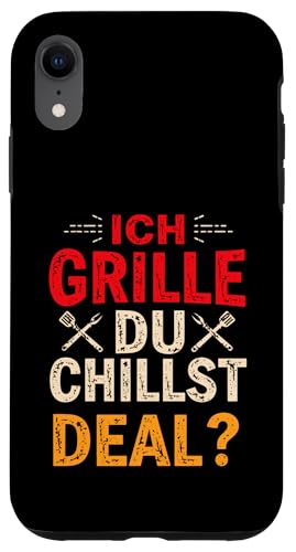 Ich grille du chillst Vatertag Papa Familie Humor Für Männer Hülle für iPhone XR Ich grille du chillst Vatertag Papa Familie Humor Für Männer Hülle für iPhone XR von Ich grille du chillst Grillen Vatertag Geschenk