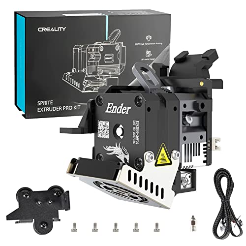 Creality Sprite Extruder Pro 300 ° Hochtemperaturdruck-Upgrade-Kit, Metall-Design für Ender 3 Ender 3 V2 Ender 3 Pro Ender 3 MAX 3D-Drucker, bedruckbares, weiches 3D-Filament, Hochtemperatur-Filament von Ickiya