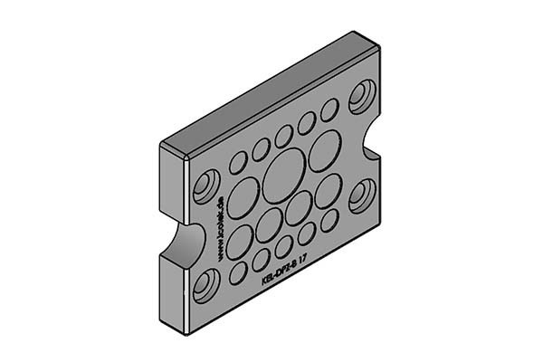 10 Stk. Icotek Kabeldurchführungsplatte KEL-DPZ B17 grau 43796 10 Stk. Icotek Kabeldurchführungsplatte KEL-DPZ B17 grau 43796 von Icotek