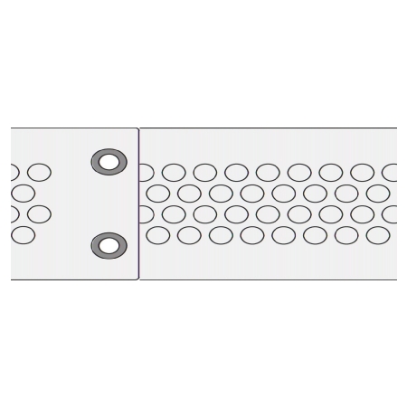 KEL-DPZ 24/42 grau  (10 Stück) - Kabeldurchführungsplatte KEL-DPZ 24/42 grau von Icotek